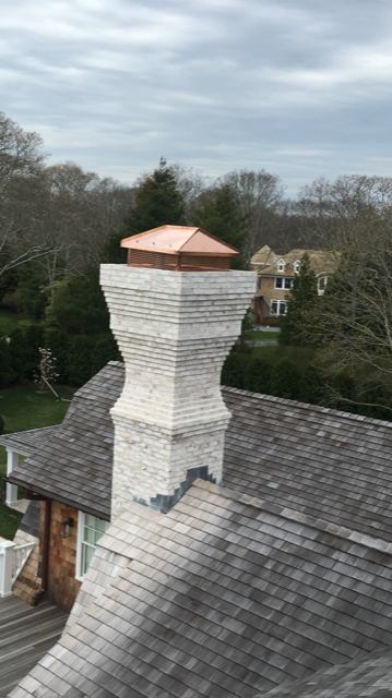 Waterproofing Chimney Masonry by Sunrise Roofing & Chimney Inc. on Long Island